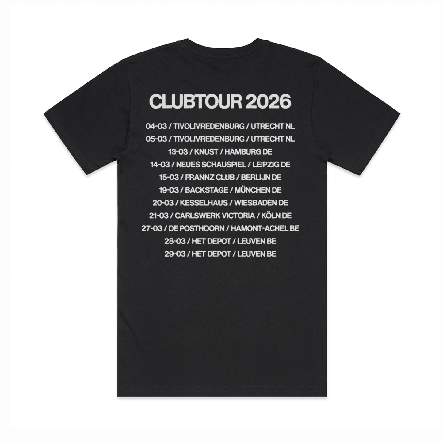 DI-RECT EU Clubtour T-shirt (Zwart)